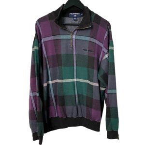 Polo Sport Ralph Lauren Plaid 1 4 Zip Sweater